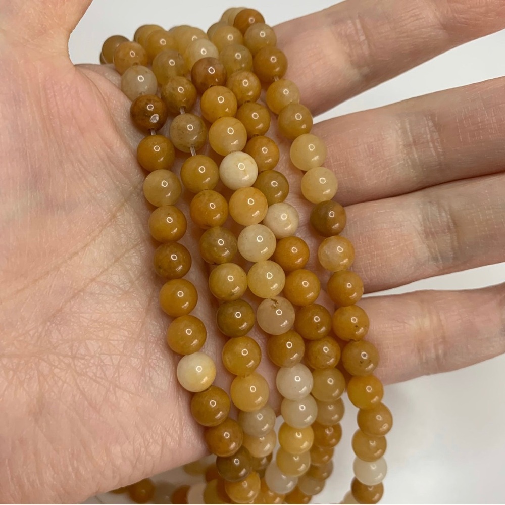 Yellow Aventurine 6mm beads (1 Strand 15”-16”)